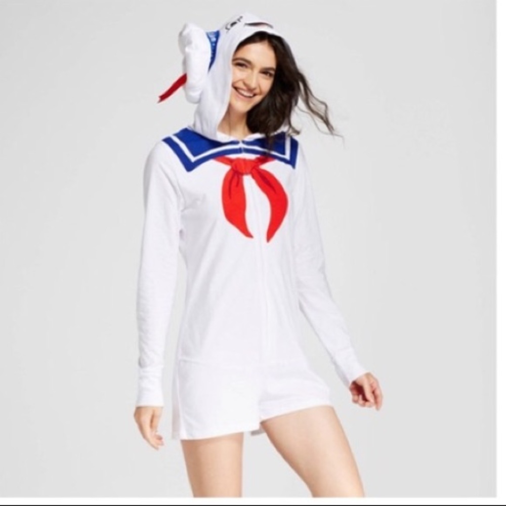 Stay Puft pajama romper/ costume size medium